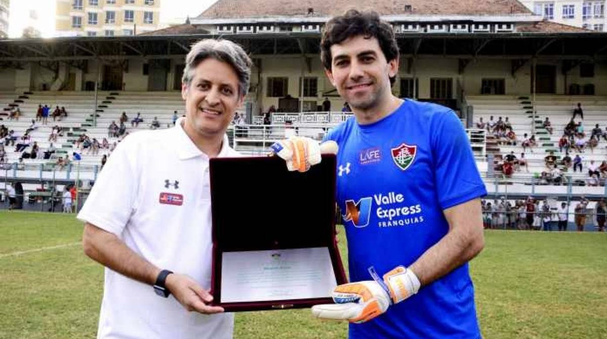 Ricardo Berna à esquerda - Mailson Santana/FFC