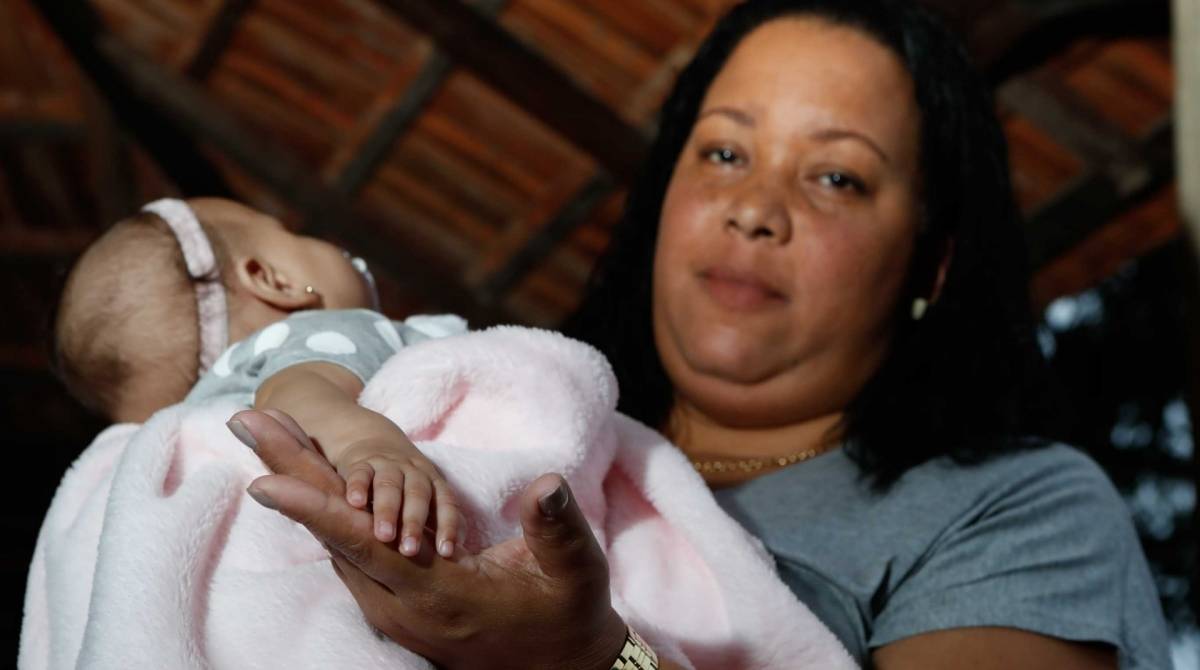 Marcele acolheu filha de dependente química que vive na rua - Gilvan de Souza / Agencia O Dia