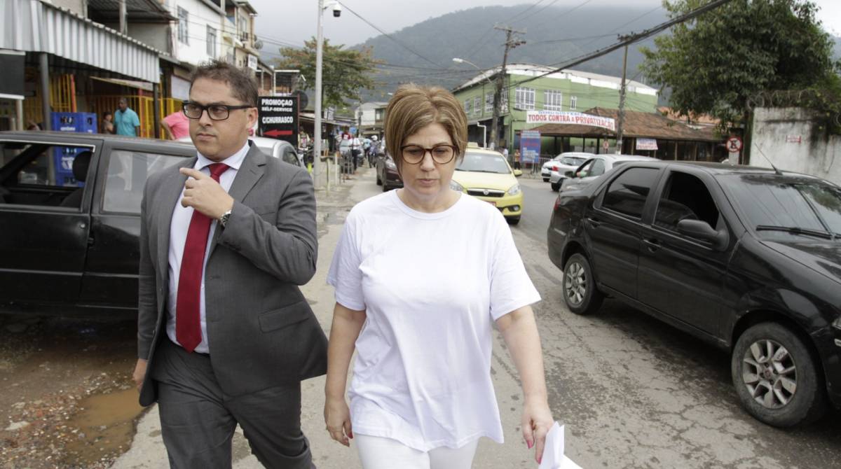 Rio,04/09/2019 - BANGU- Casa de Cust&oacute;dia de Gericin&oacute;- Ex- Rosinha Garotinho saindo do pres&iacute;dio.Na foto, Rosinha Garotinho. Foto: Cl&eacute;ber Mendes/Ag&ecirc;ncia O Dia