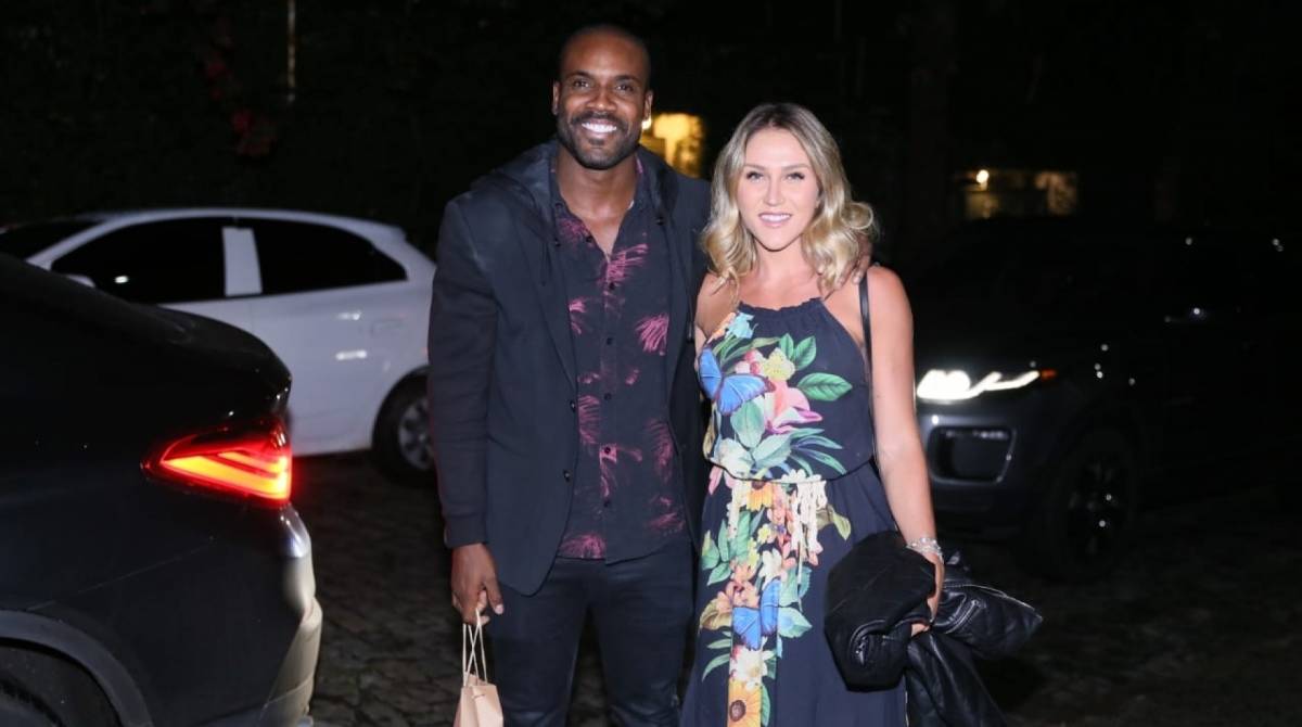 Rafael Zulu e namorada