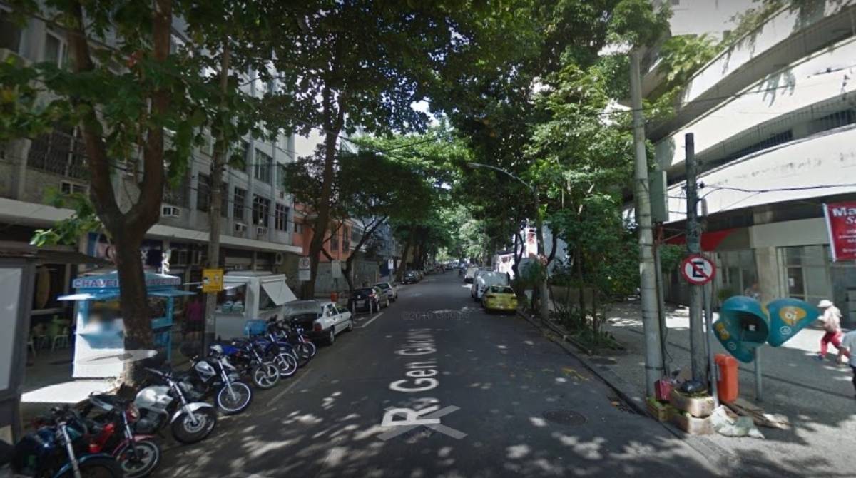 Rua General Glicério, em Laranjeiras, Zona Sul do Rio - Reprodução Google Street View