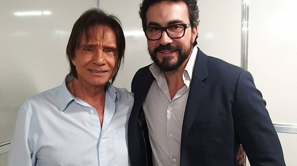 Roberto Carlos e Padre F&aacute;bio de Melo