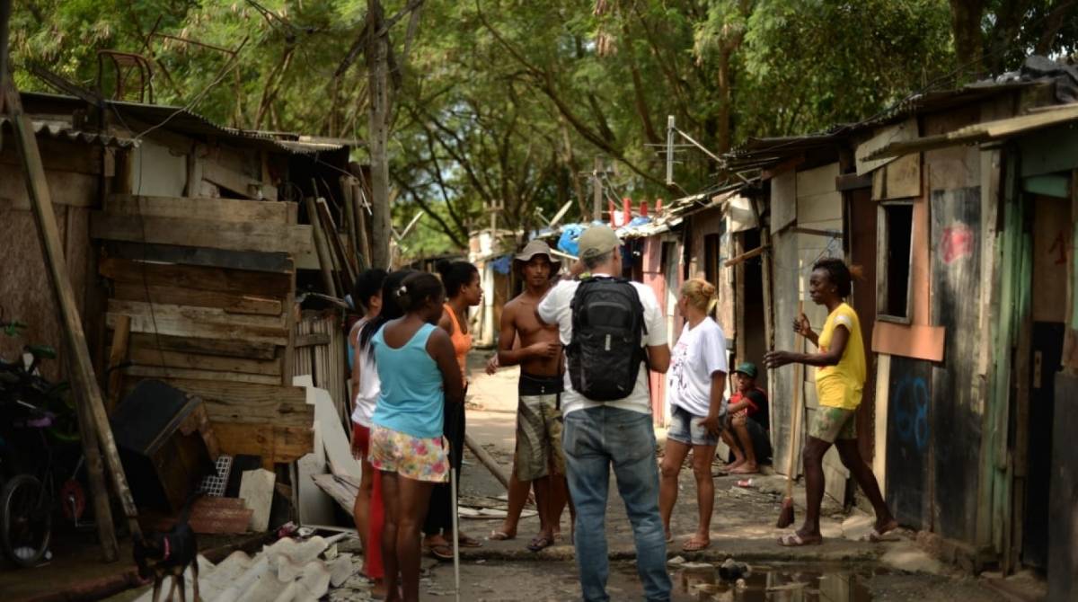 Localidade do Brejo, na Cidade de Deus