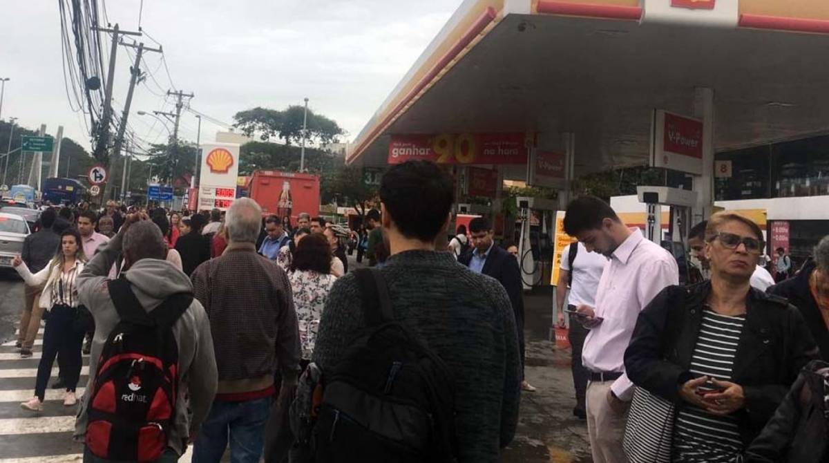 Passageiros tiveram que mudar de itinerário