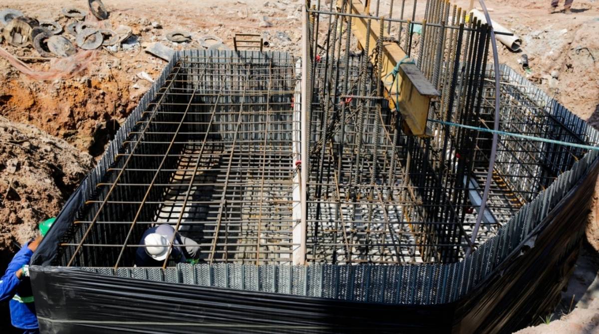 A parte aérea do viaduto terá 320 metros de mão dupla