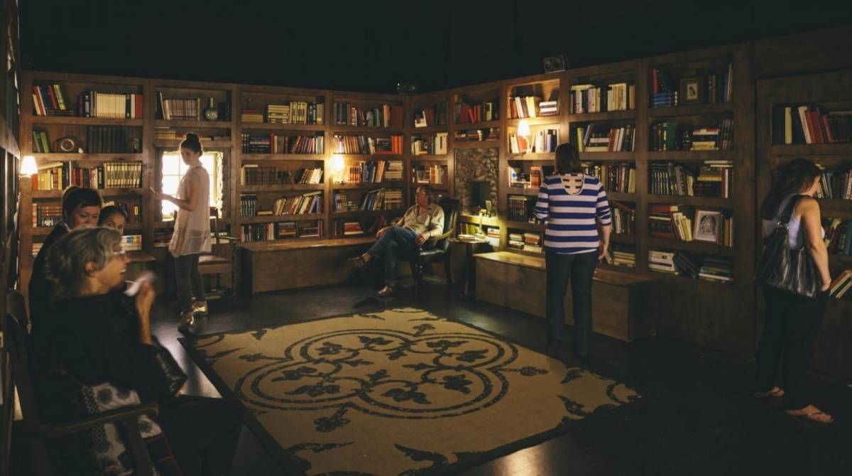 Sesc - exposição Biblioteca à Noite