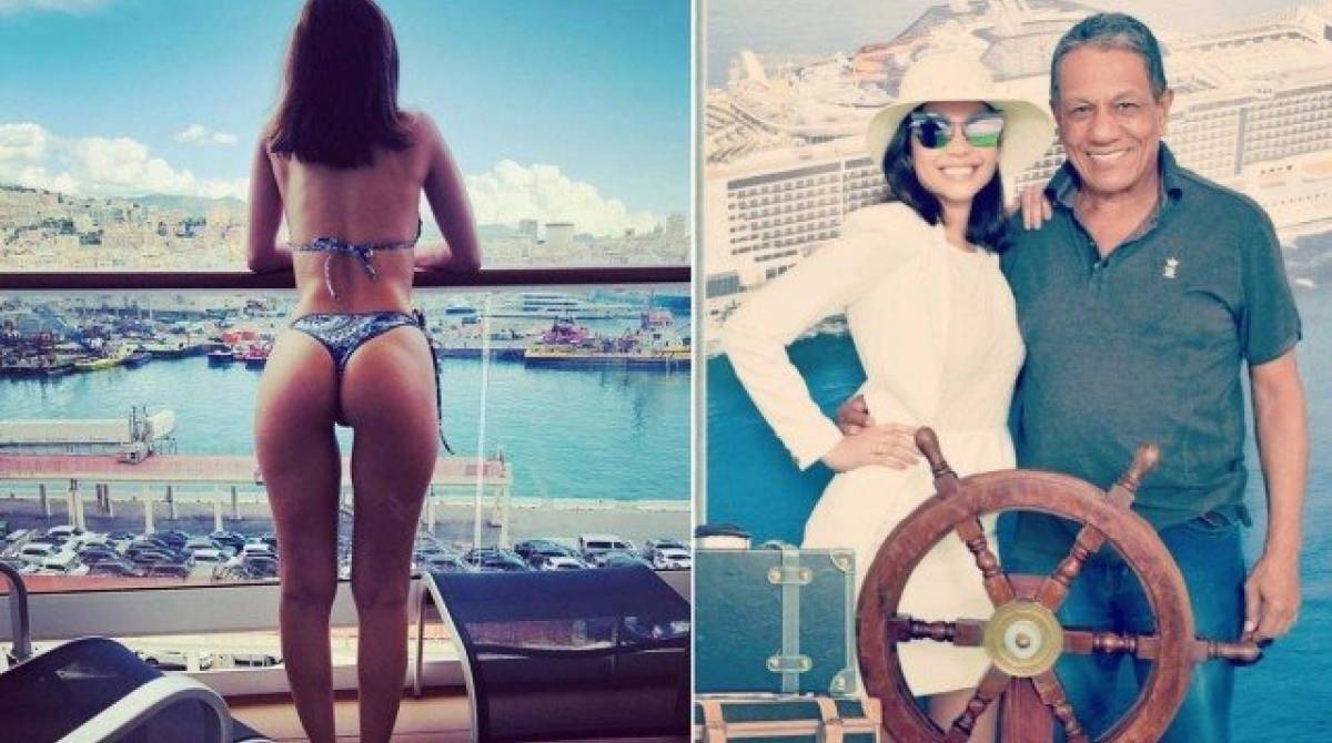 Maria Melilo viaja com o namorado 