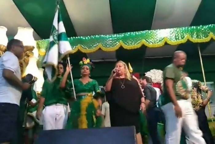 Verá Lúcia disse estar decepcionada com a escolha do samba-enredo e deixou o palco da verde e branco