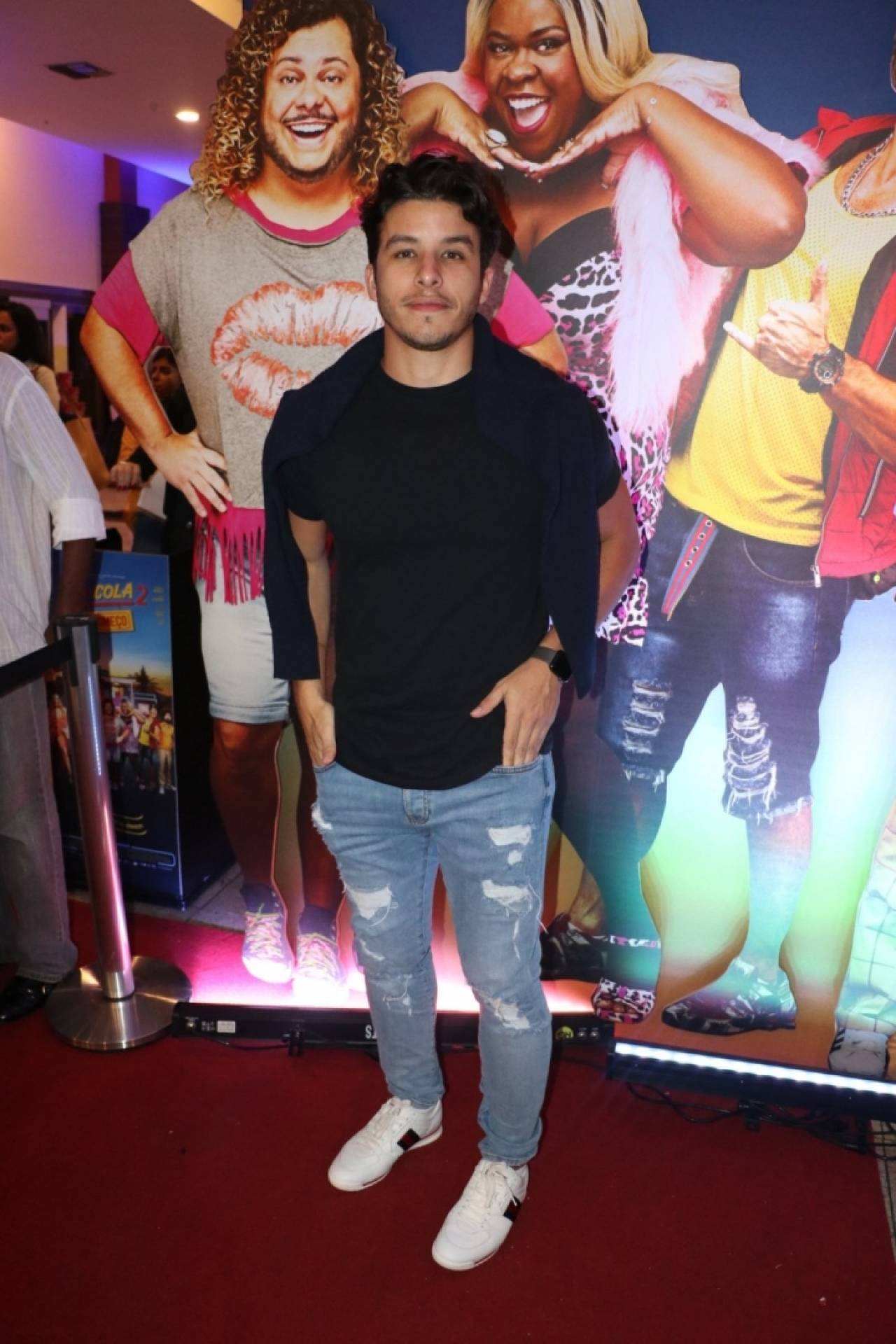 Diversos famosos compareceram na pré-estreia do filme, que aconteceu na noite de segunda-feira, na Zona Oeste do Rio