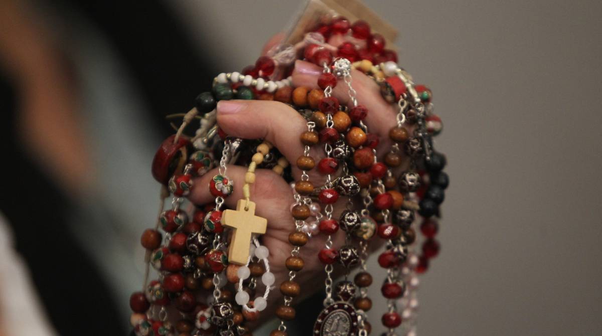 Rio de Janeiro - 11/09/2019  Missa em Honra a Sao Miguel Arcanjo, na Igreja Nossa Senhorada Gloria no Largo do Machado. Foto: Luciano Belford/Agencia O Dia