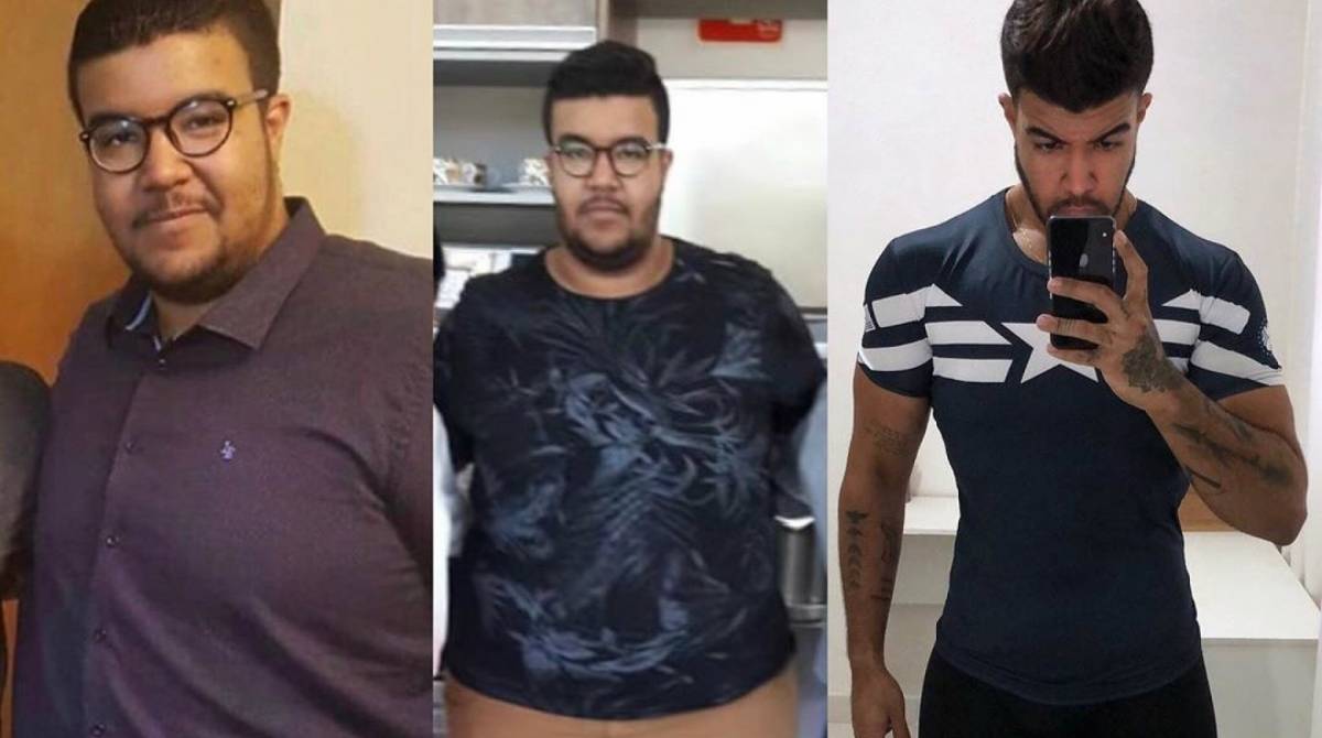 Léo Santos mostra seu antes de depois  - Reprodução Internet