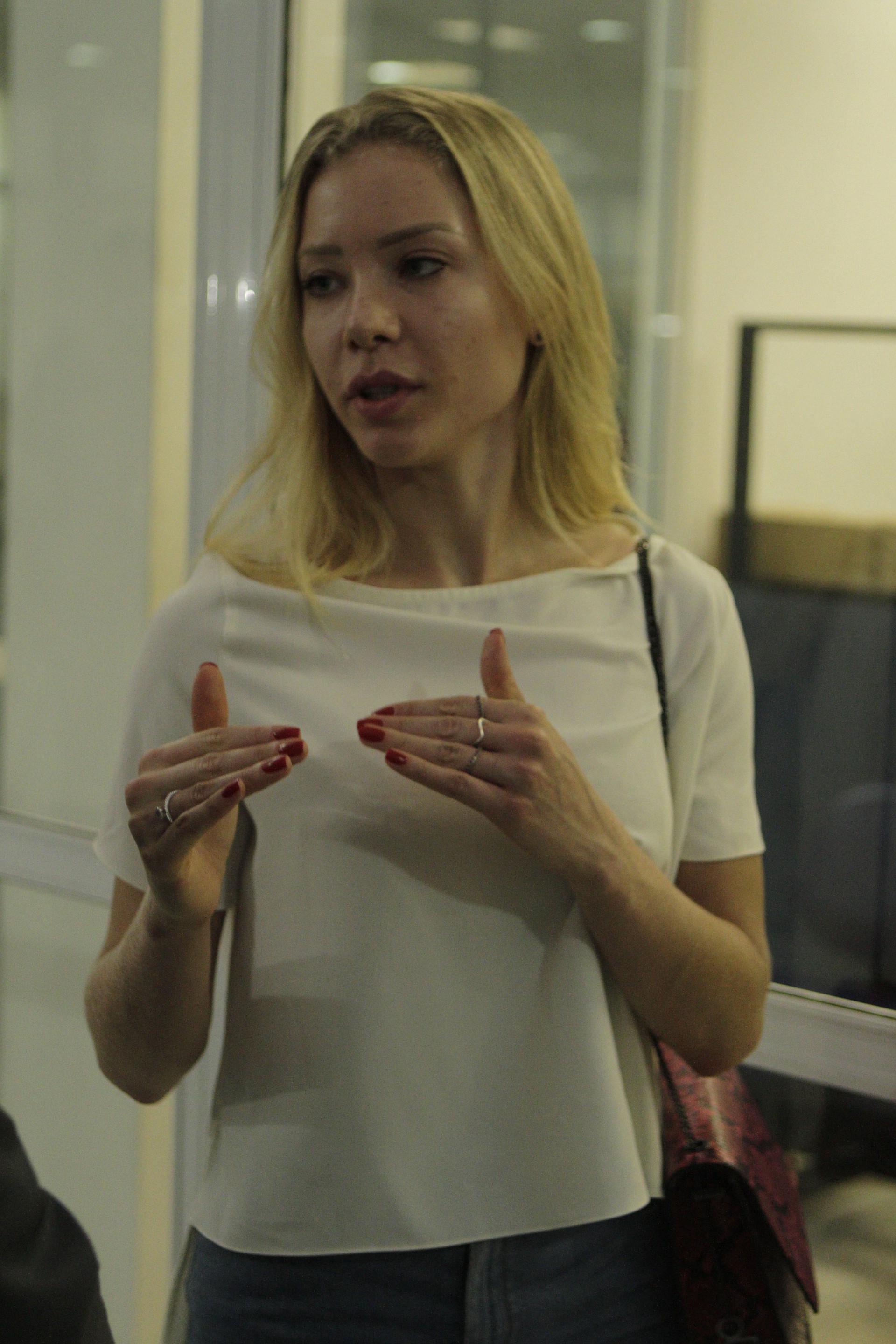 Rio,11/09/2019- CIDADE DA POLICIA-DRCI, Najila Trindade chega à DP para prestar depoimento no Rio sobre divulgaçao de imagens intimas por Neymar. Na foto, Najila Trindade .Foto: Cléber Mendes/Agência O Dia - Cléber Mendes