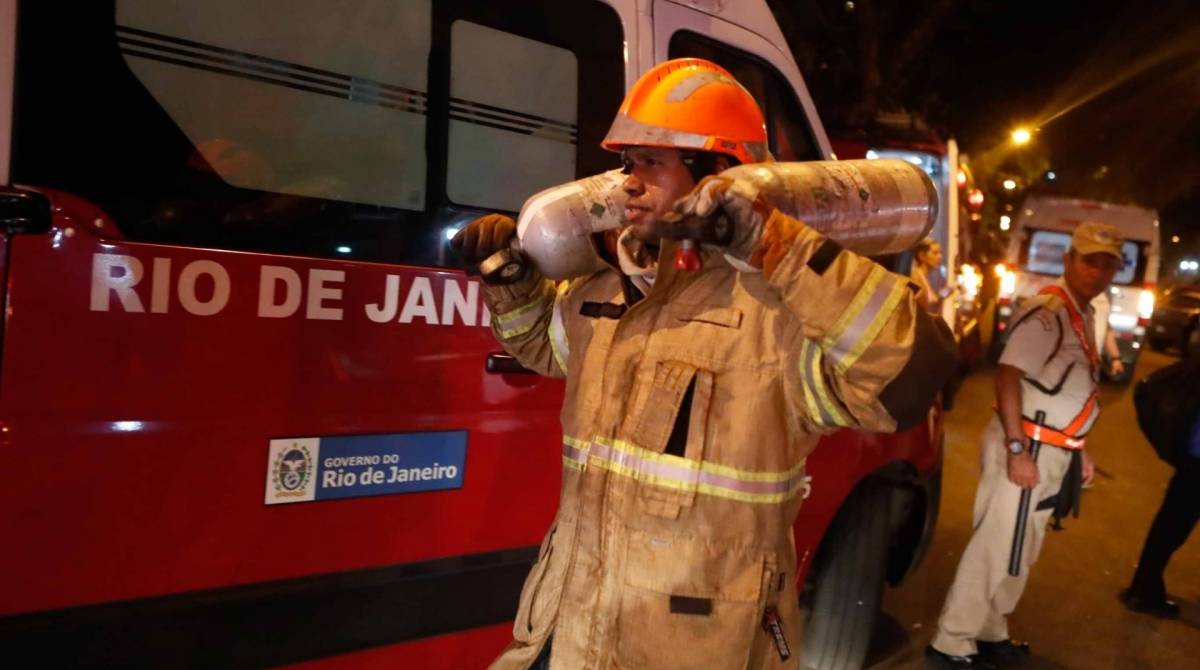 Rio, 12/09/2019, Incendio no Hospital Badim, Foto de Gilvan de Souza / Agencia O Dia