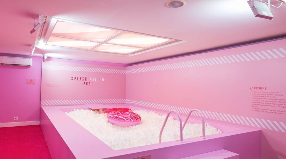 O Museu Mais Doce do Mundo, exposiÃÂ§ÃÂ£o do The Sweet Art Museum, no Village Mall