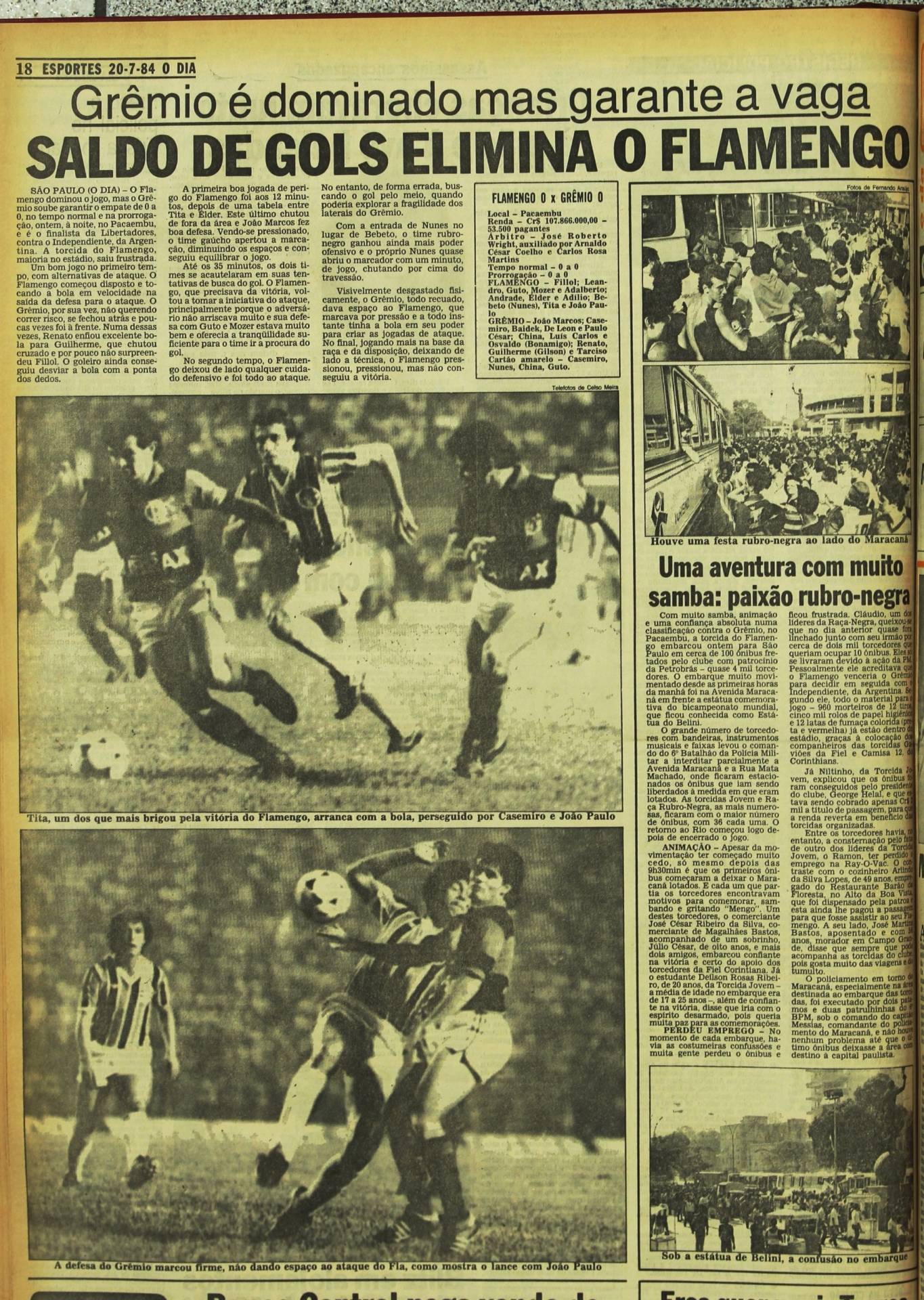 ATAQUE/ESPECIAL, FLAMENGO E GRÊMIO.         