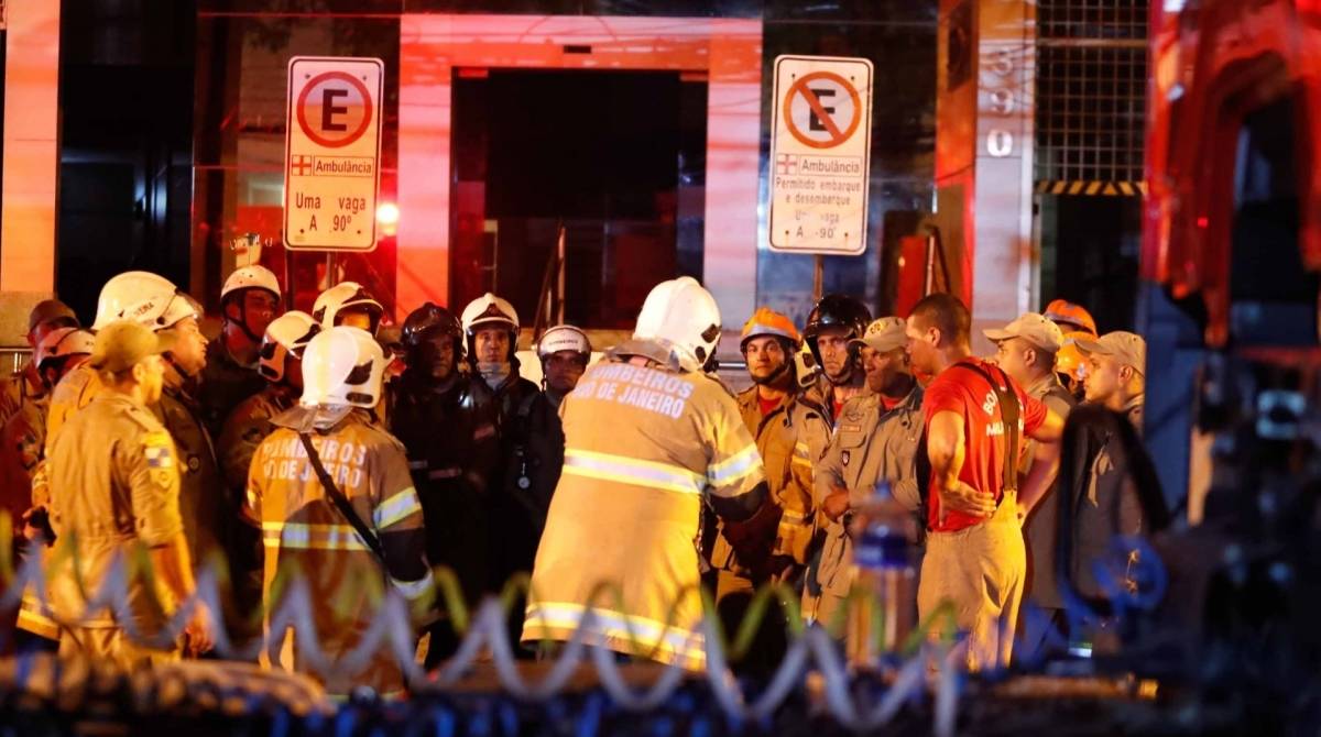 Rio, 12/09/2019, Incendio no Hospital Badim, Foto de Gilvan de Souza / Agencia O Dia - Gilvan de Souza / Agencia O Dia