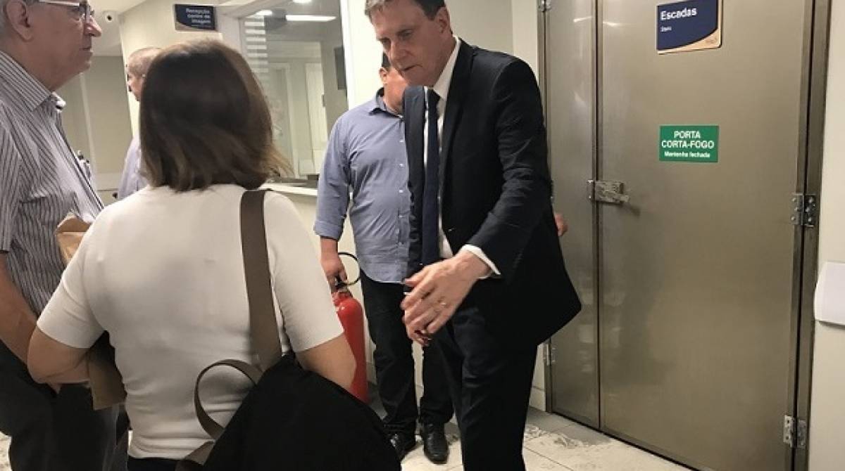 Crivella visitou o Hospital Badim - Divulgação / Prefeitura do Rio