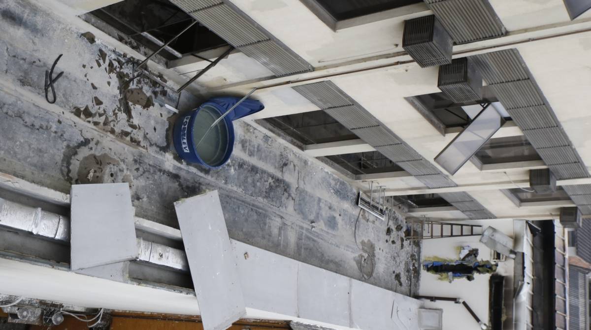 Rio de Janeiro - RJ  - 13/09/2019 - Incendio Hospital - foto: Reginaldo Pimenta / Agencia O Dia