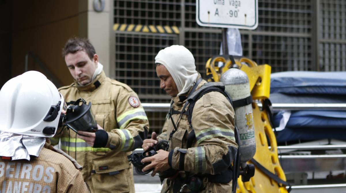 Rio de Janeiro - RJ  - 13/09/2019 - Incendio Hospital - foto: Reginaldo Pimenta / Agencia O Dia