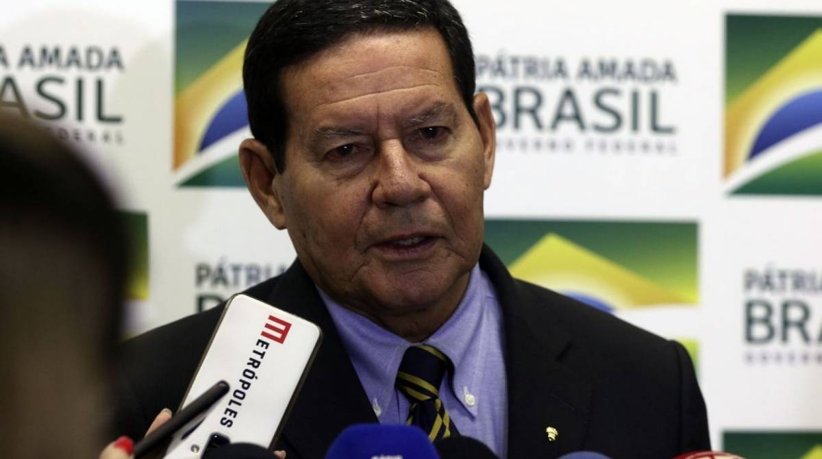 Hamilton Mourão disse que o ocorrido não foi um episódio de racismo - Valter Campanato/Agência Brasil