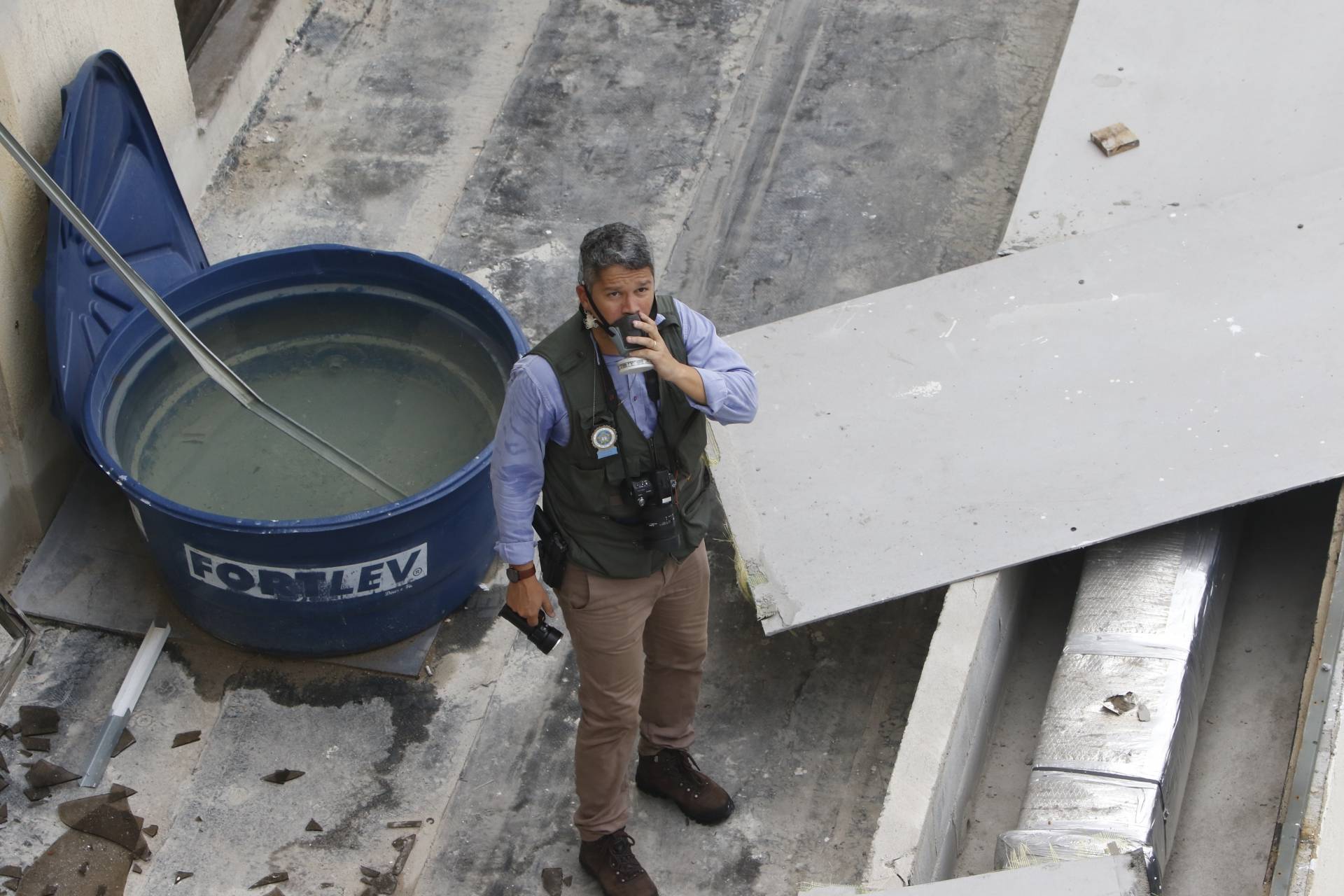 Rio de Janeiro - RJ  - 13/09/2019 - Incendio Hospital - foto: Reginaldo Pimenta / Agencia O Dia