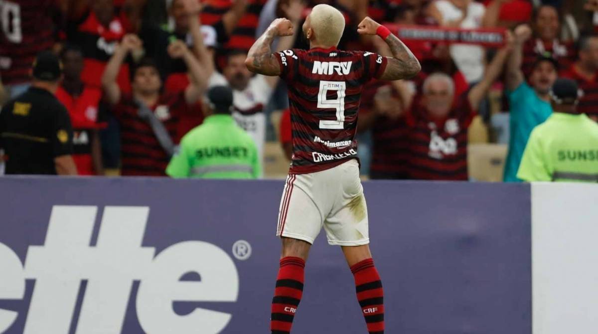 No Flamengo, Gabigol se mantém decisivo com menos jogos que em