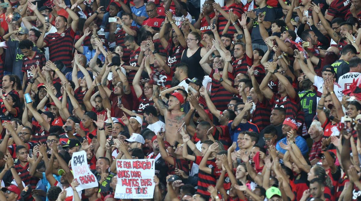Torcida do Flamengo. Foto: Daniel Castelo Branco - Agencia O Dia - Daniel Castelo Branco