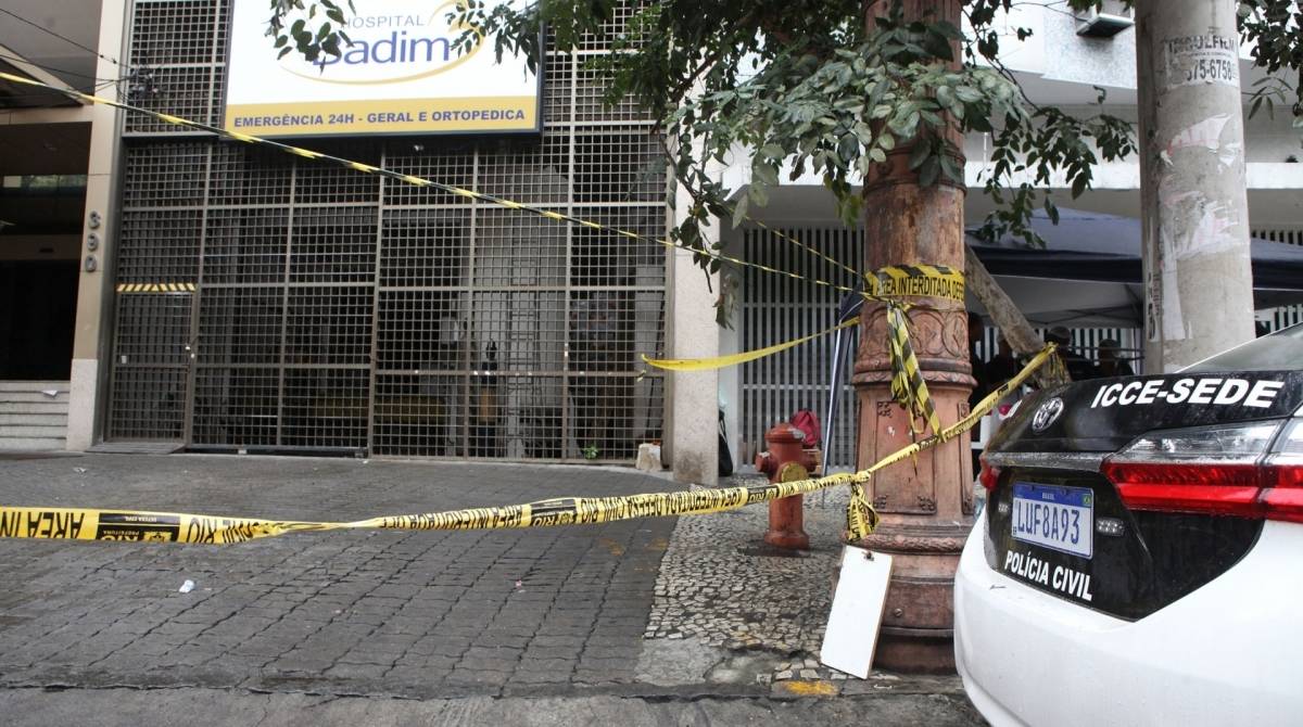 Inc&ecirc;ndio atingiu o hospital no &uacute;ltimo dia 12 de setembro - Ricardo Cassiano / Ag&ecirc;ncia O DIA