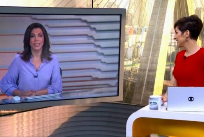 A apresentadora Ana Paula Araújo, do 'Bom Dia Brasil', aproveitou o momento descontraído no programa, para desabafar sobre a situação de seu clube do coração, o Fluminense.