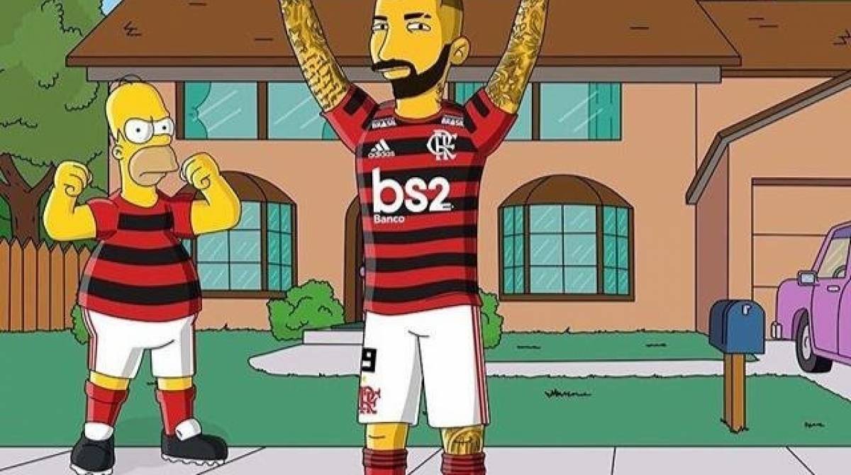 A Fifa exaltou a grande fase de Gabigol no Flamengo e brincou com as famosas previs&otilde;es da s&eacute;rie "Os Simpsons"