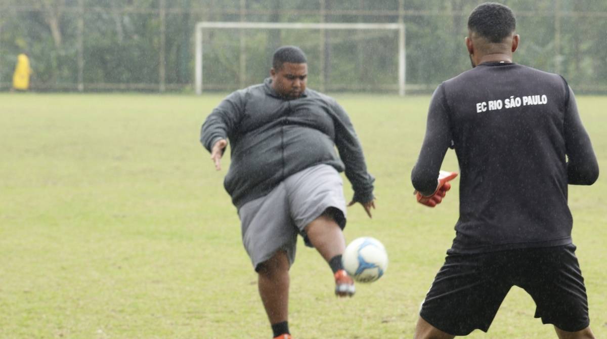 Felippe Fernandes, preparador de goleiros do Rio São Paulo, clube da Terceira Divisão do Carioca