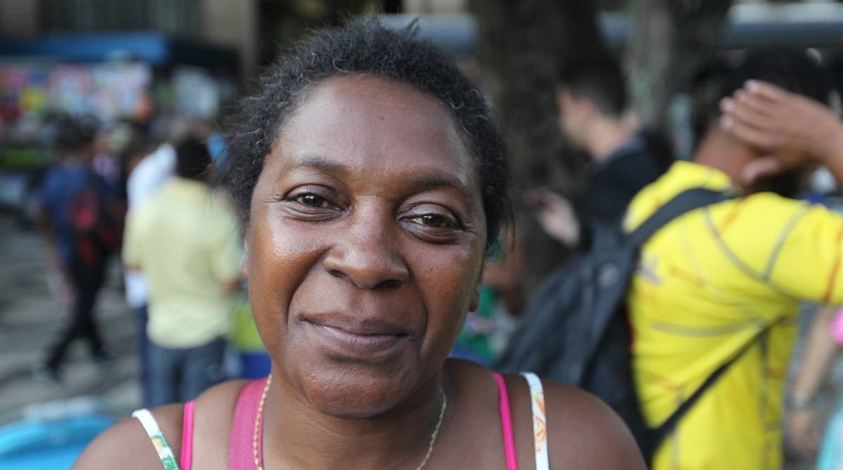 Rio, 17/09/2019 - Terror na Supervia -  Simone Ferreira Stefanelli, 47, vendedora autônoma.  Foto: Luciano Belford/Agência O Dia


