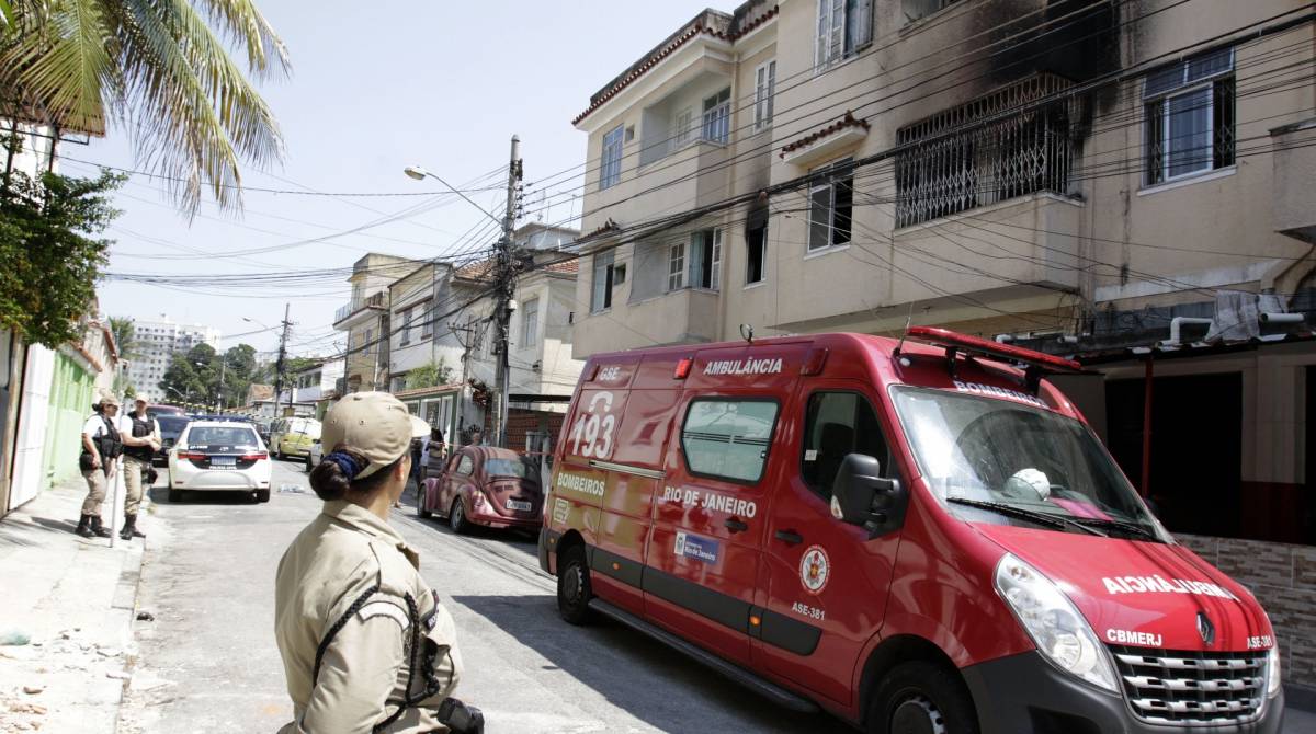 Rio,17/09/2019 -HIGIENOPOLIS- Pai e filho morrem em incendio em apartamento em Higienopolis. na foto, apartamento das vitimas.Foto: Cléber Mendes/Agência O Dia - Cléber Mendes