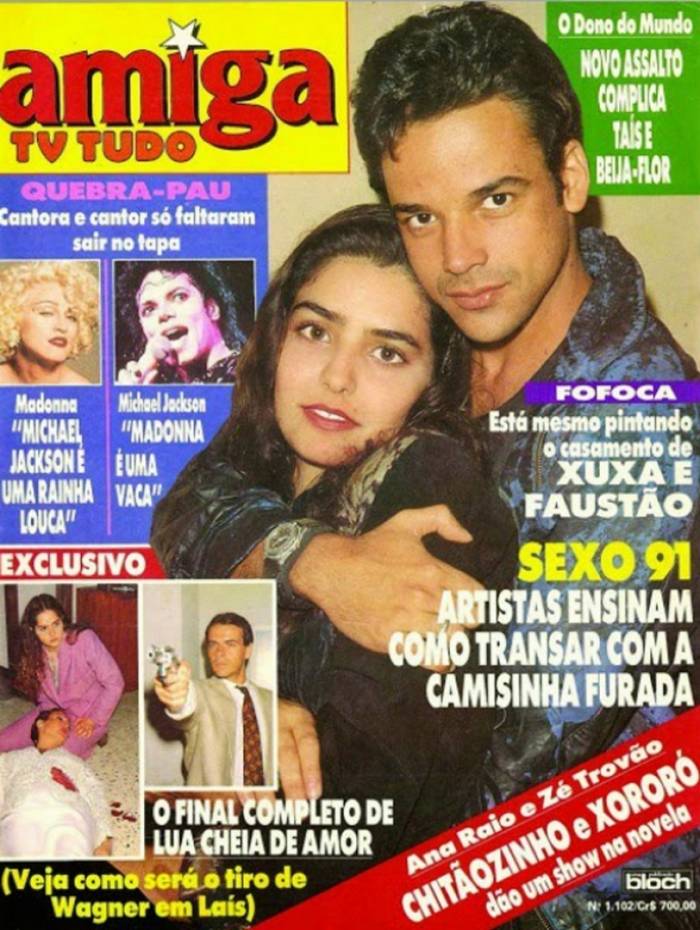Revista dos anos 90 bomba na Web ao noticiar romance entre Xuxa e Faustão