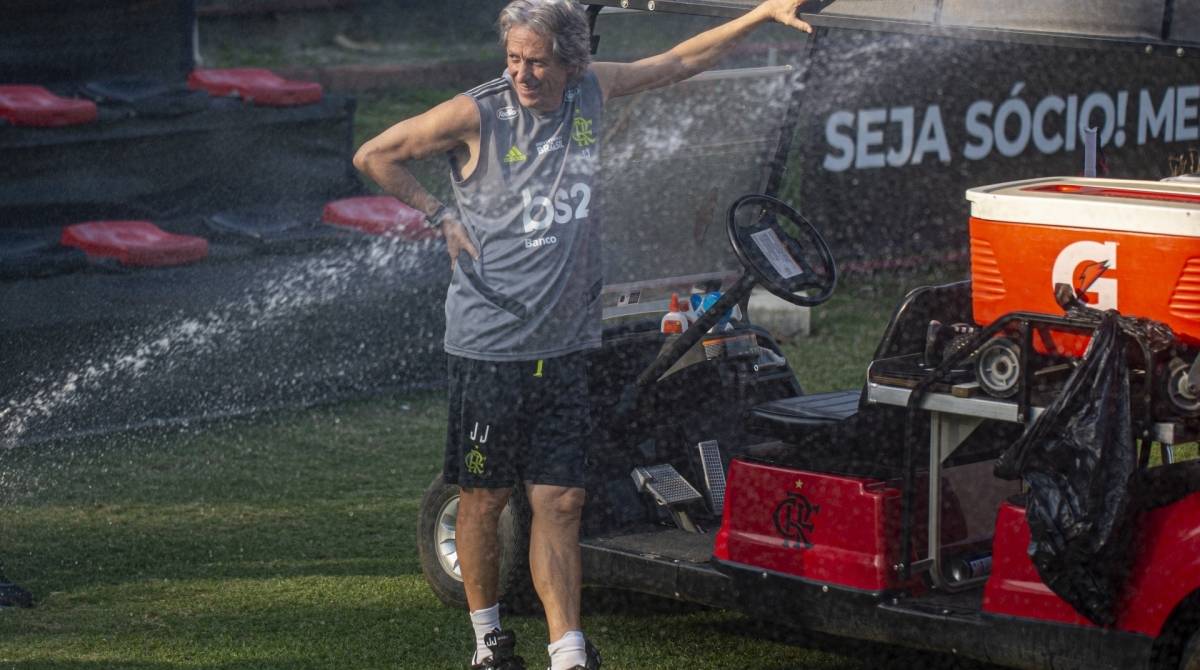 Jorge Jesus, técnico do Flamengo - Marcelo Cortes / Flamengo