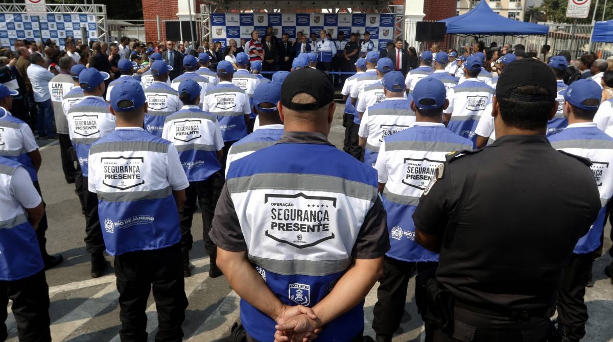 Rio de Janeiro - RJ  - 20/09/2019 - Lançamento Projeto Segurança Presente na manha de hoje, em Bangu, zona oeste do Rio-  foto: Reginaldo Pimenta / Agencia O Dia
