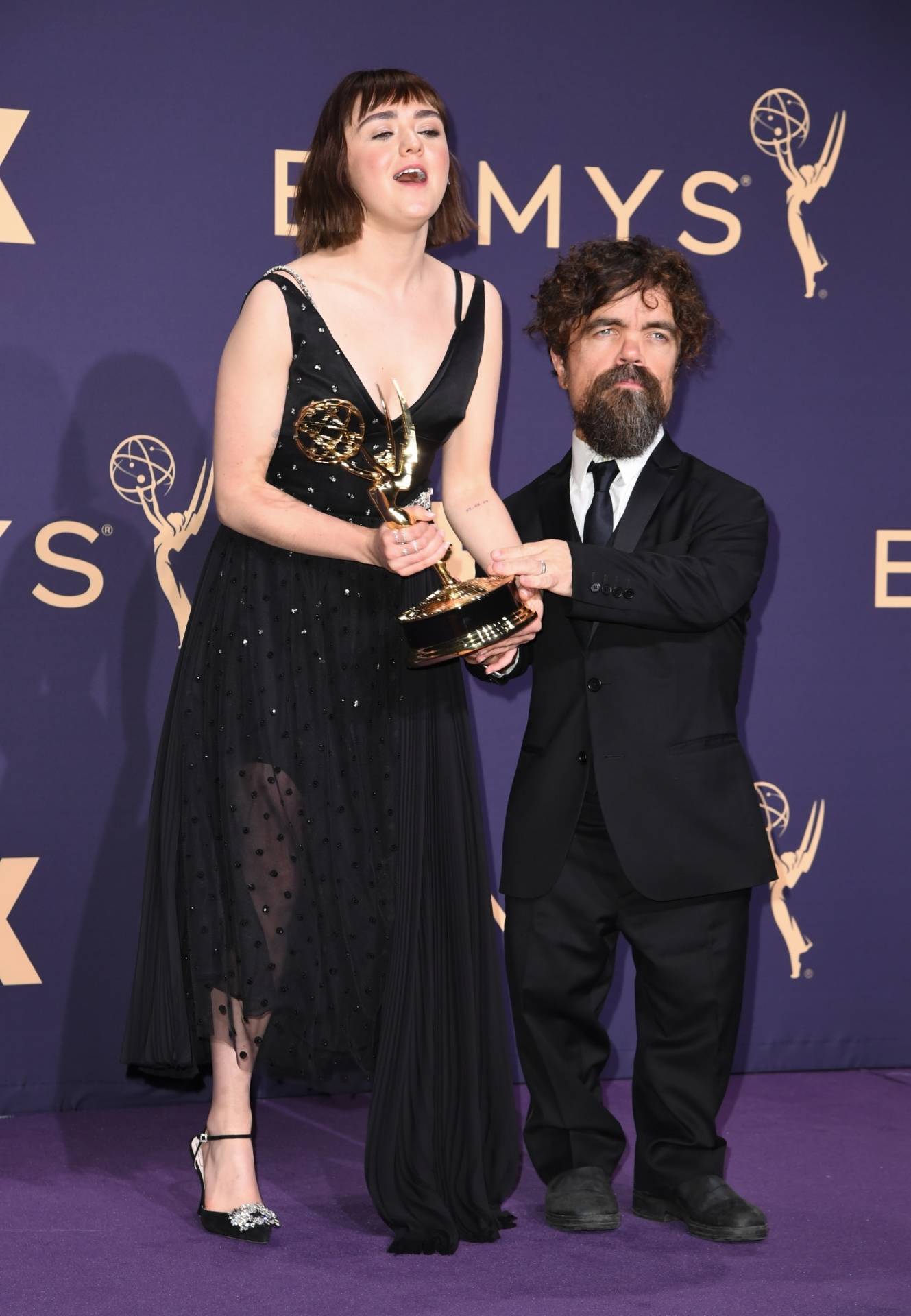 Maisie Williams e Peter Dinklage