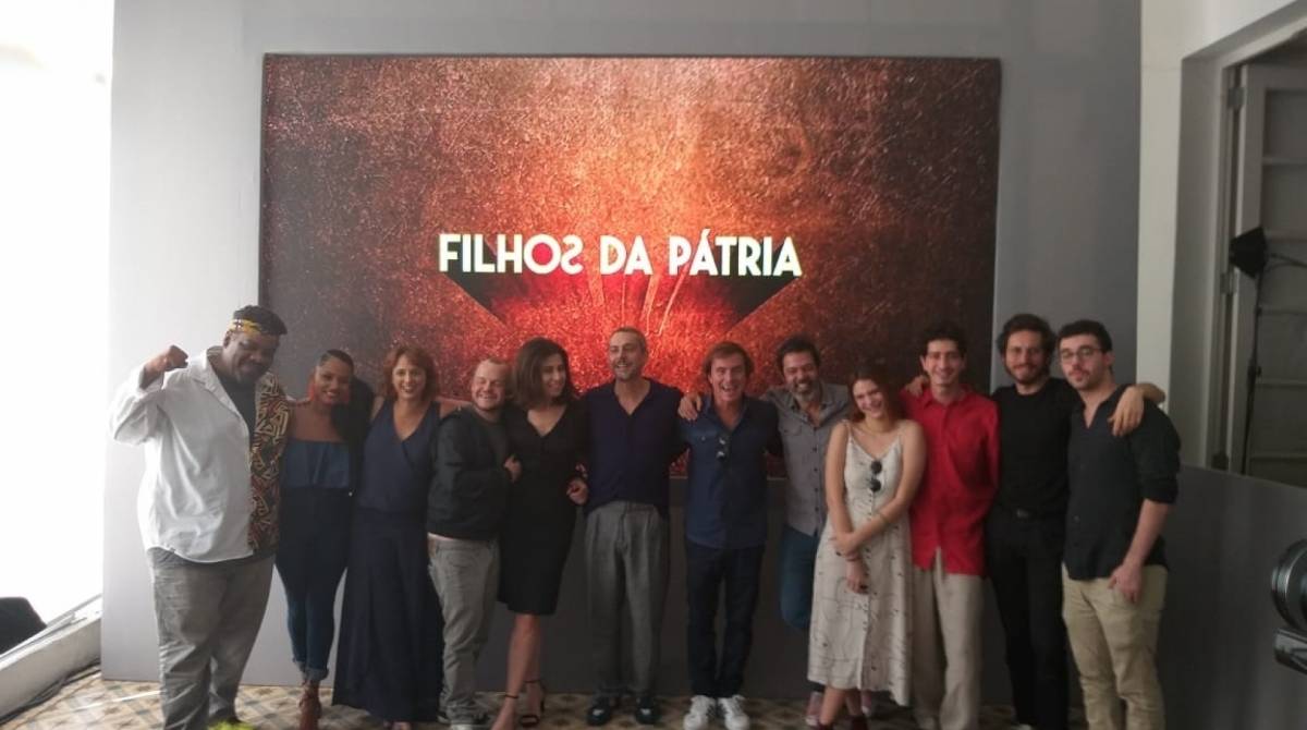 Bastidores do lançamento da segunda temporada da série \'Filhos da Pátria\'