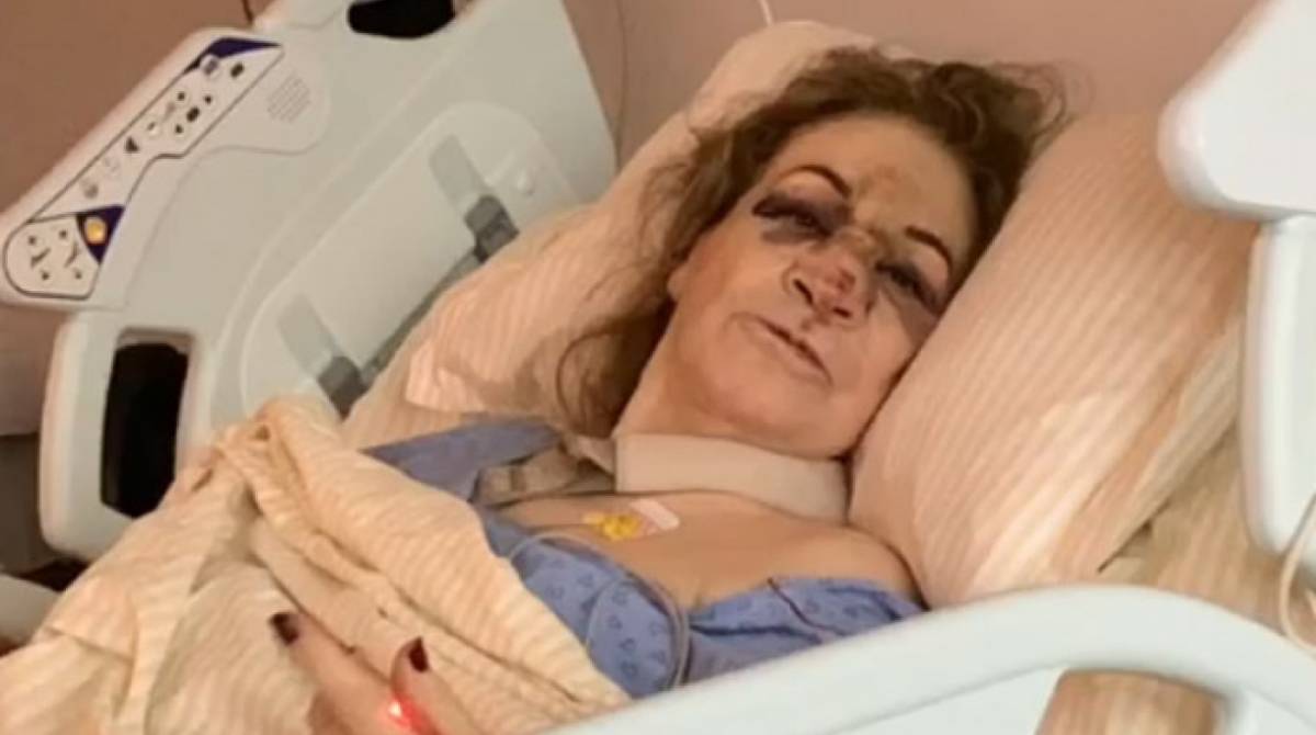 CecÃ­lia, mÃ£e da apresentadora SÃŽnia AbrÃ£o, estÃ¡ internada apÃ³s sofrer grave queda em casa - ReproduÃ§Ã£o Internet