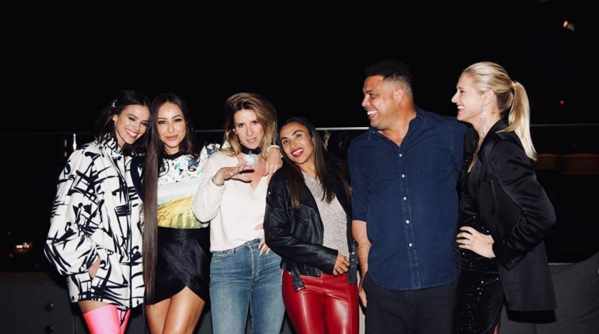Ronaldo comemora aniversário com amigos em Milão, na Itália - Reprodução Internet