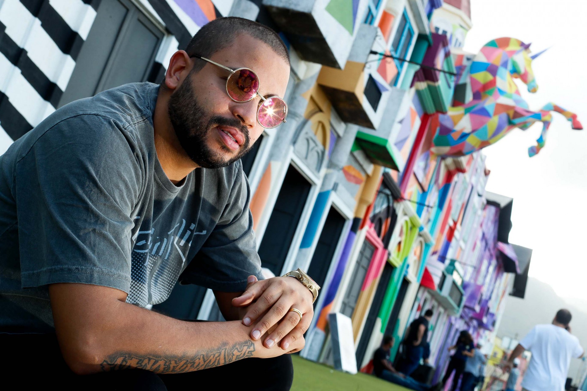 Rio, 23/09/2019, Ensaio fotografico com o cantor Projota, Foto de Gilvan de Souza / Agencia O Dia - Gilvan de Souza / Agencia O Dia