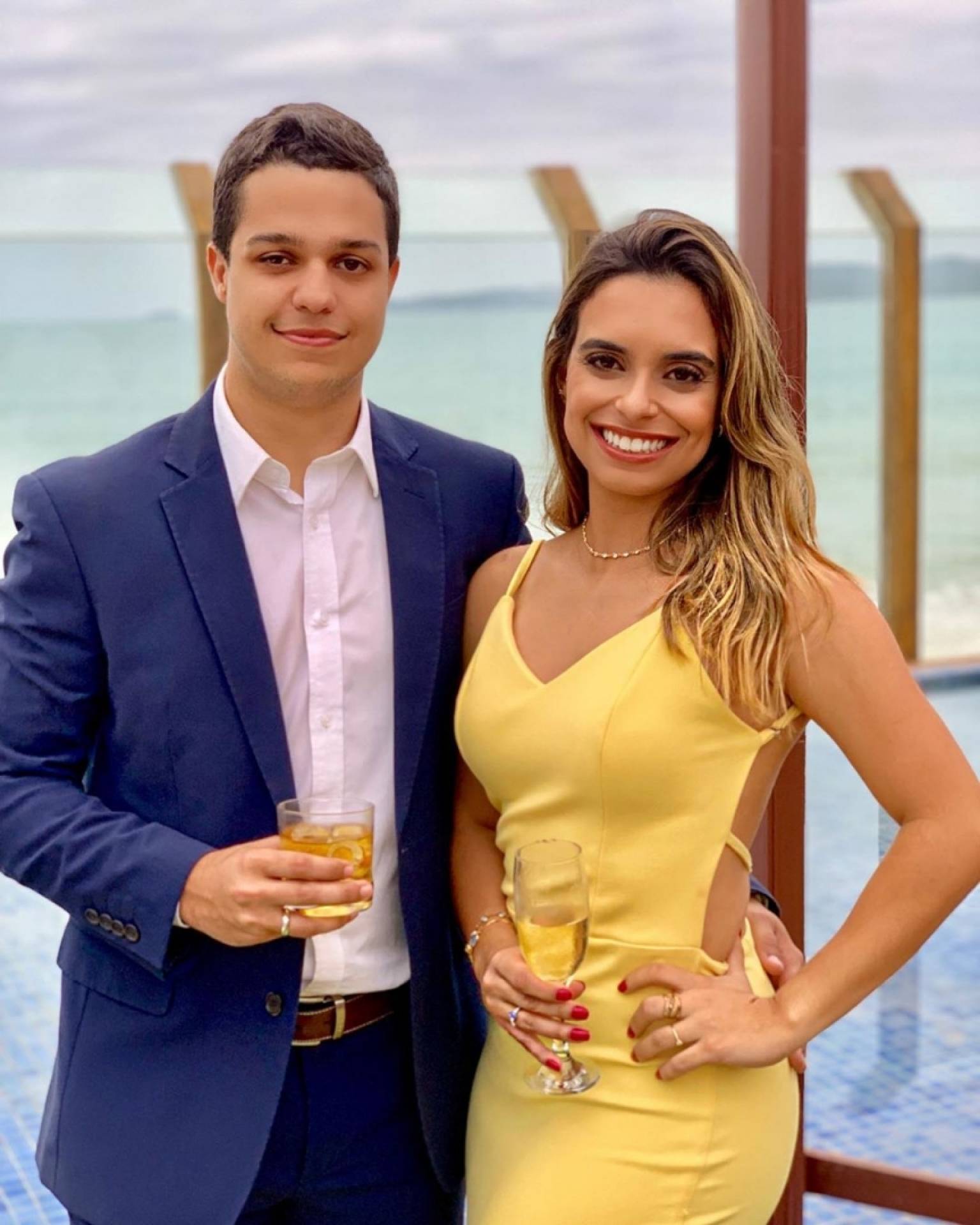 Fernanda Rouvenat e Ricardo Abreu  - Reprodução da internet