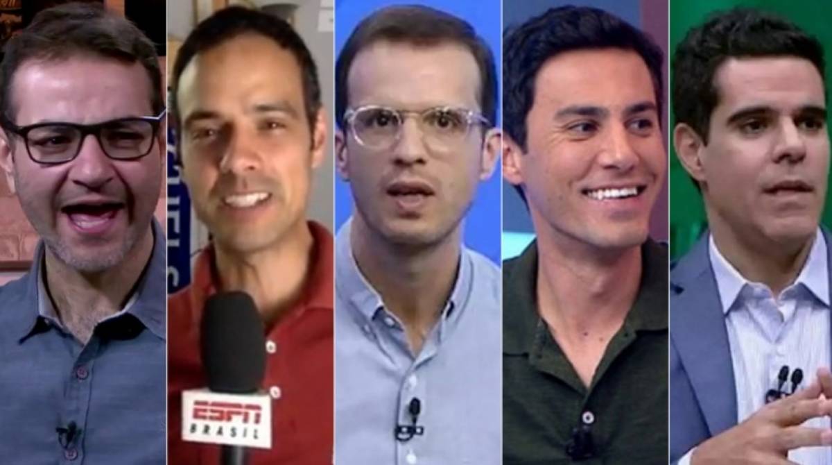 Em ordem: Ari Aguiar, João Castelo Branco, André Kfouri, Bruno Vicari e Paulo Andrade