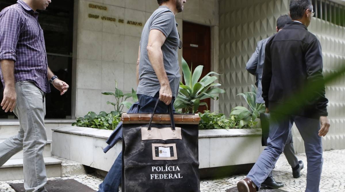 Material foi recolhido da casa do desembargador, na Gávea - Reginaldo Pimenta / Agência O Dia