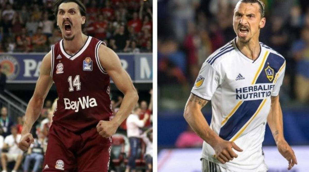 Jogador de basquete chama atenção pela semelhança com Ibrahimovic