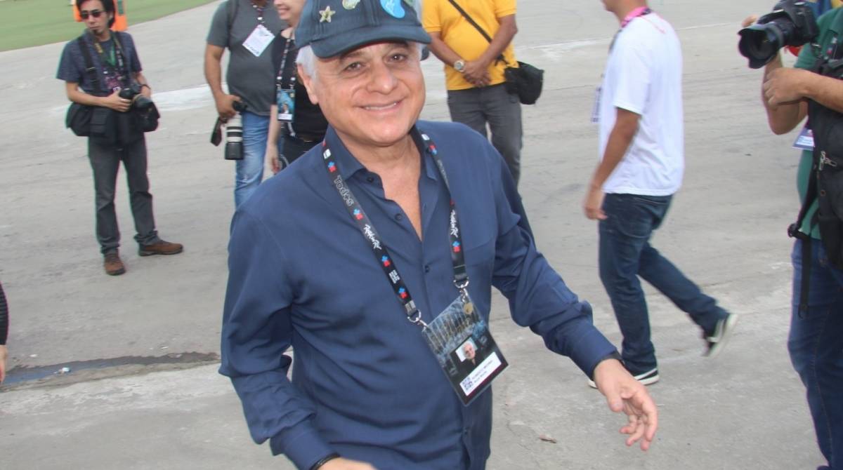 Roberto Medina durante coletiva de imprensa do Rock In Rio 2019