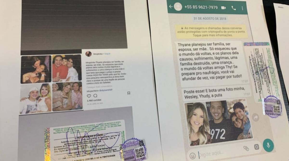 Dona Bill expõe provas autenticadas do processo