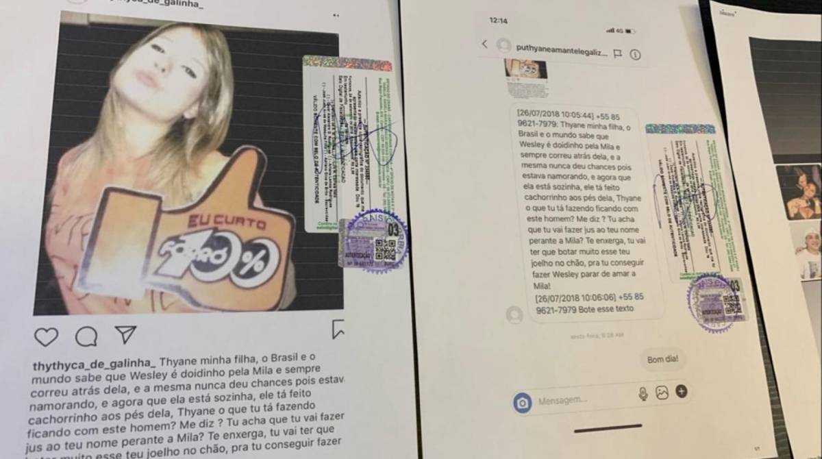 Dona Bill expõe provas autenticadas do processo