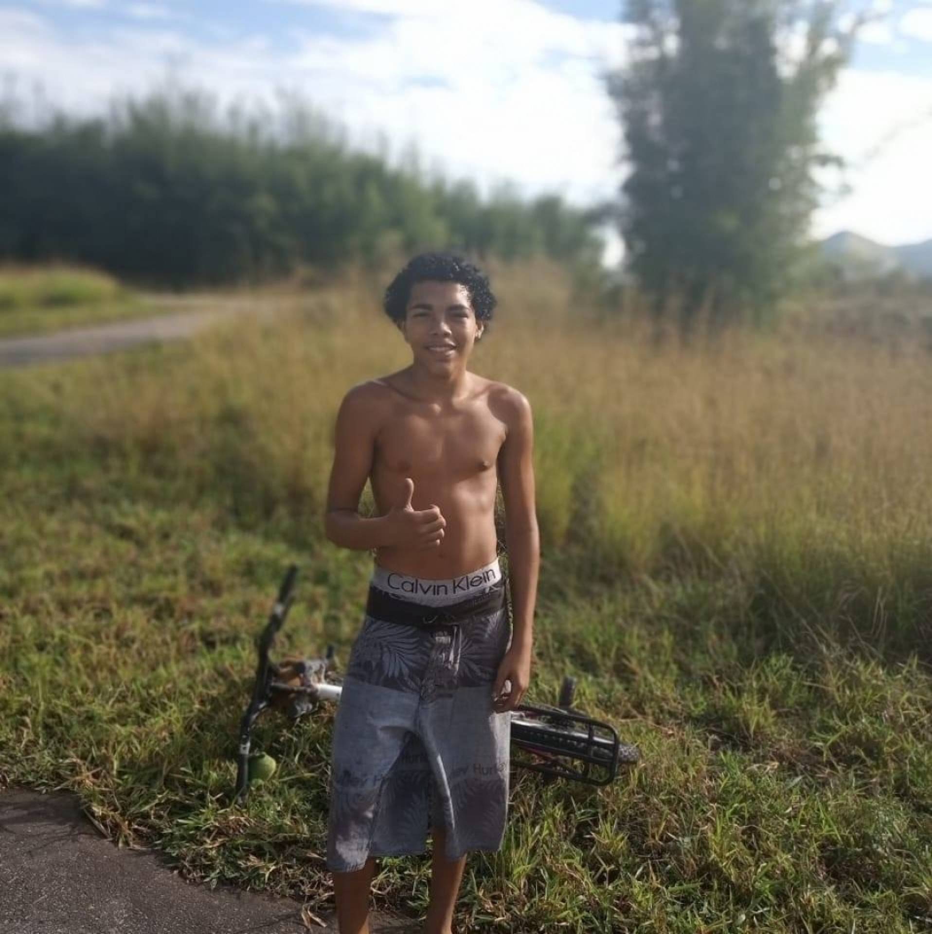 O adolescente Nathan Leandro morreu após a explosão de uma granada  - Arquivo pessoal