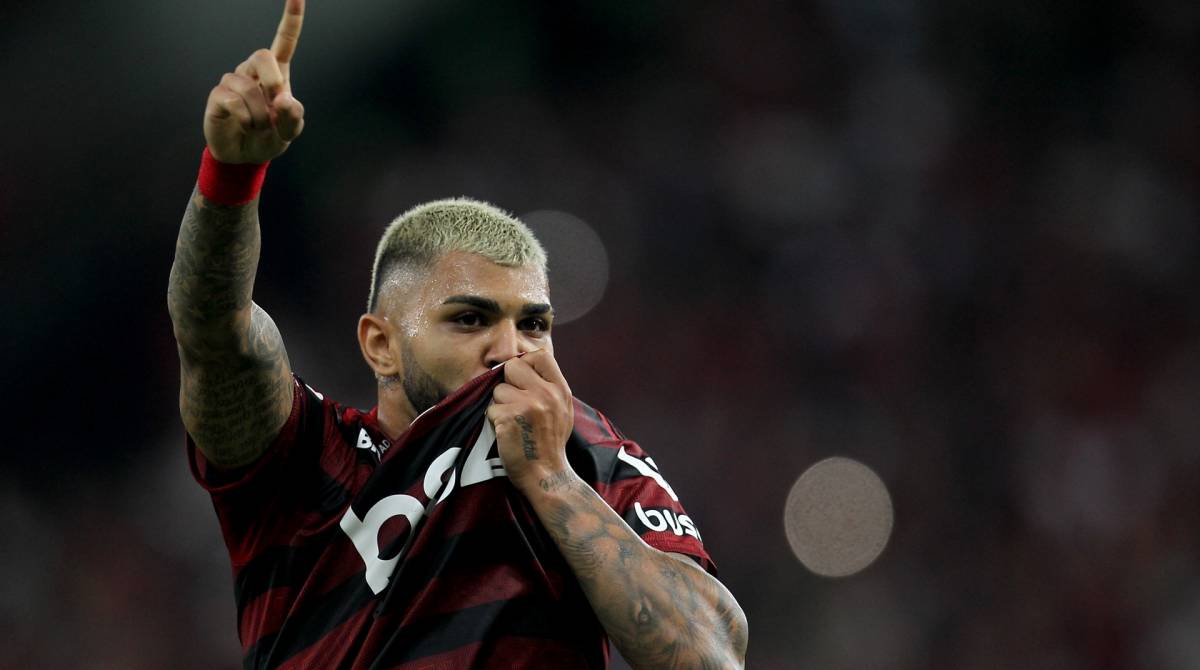 Contra o Internacional, Flamengo chegou a oitava vit&oacute;ria seguida do Brasileir&atilde;o - Luciano Belford/Ag&ecirc;ncia O Dia